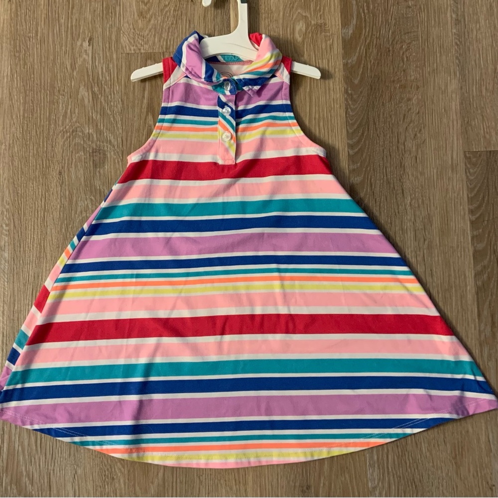 Wonder Nation Girl's Size 4T Multicolor Striped Sleeveless Dress